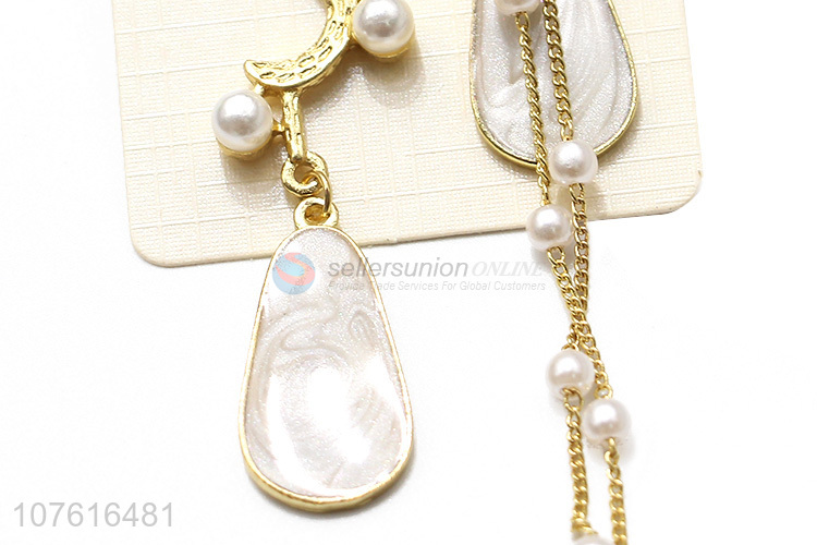 Fashion Asymmetric Design Elegant Alloy Earring For Women