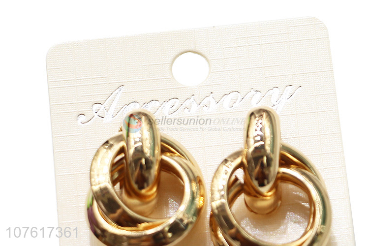 Wholesale Good Price Gold Stud Earring Fashion Jewelry