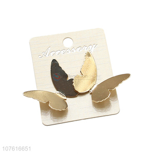 Fashion Butterfly Shape Stud Earring Cute Girls Ear Ring