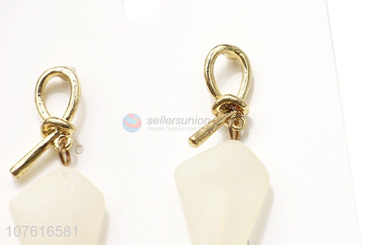 Unique Design Plastic Pendant Fashion Dangle Earring