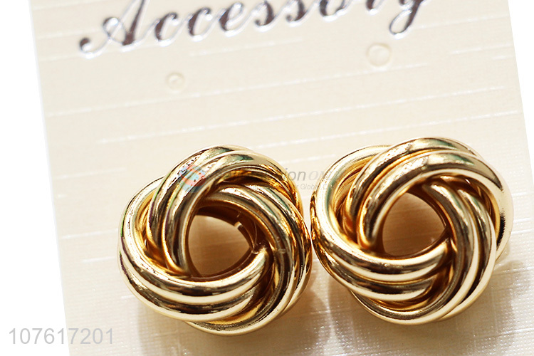 New Style Handmade Metal Ear Stud Beautiful Stud Earring