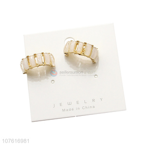 Fashion Hoop Earring Popular Ear Stud Ladies Jewelry