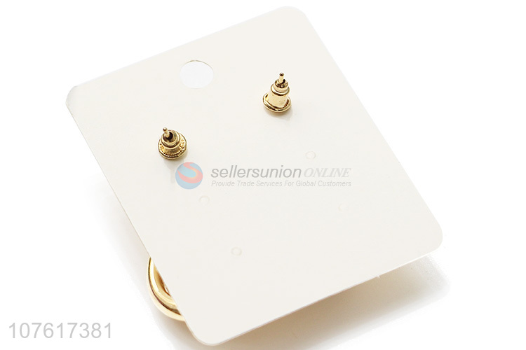 Factory Price Gold Knotted Metal Earring Fashion Ear Stud