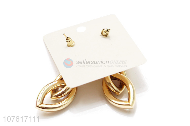 Good Price Iron Chain Drop Earring Exaggerated Earrings