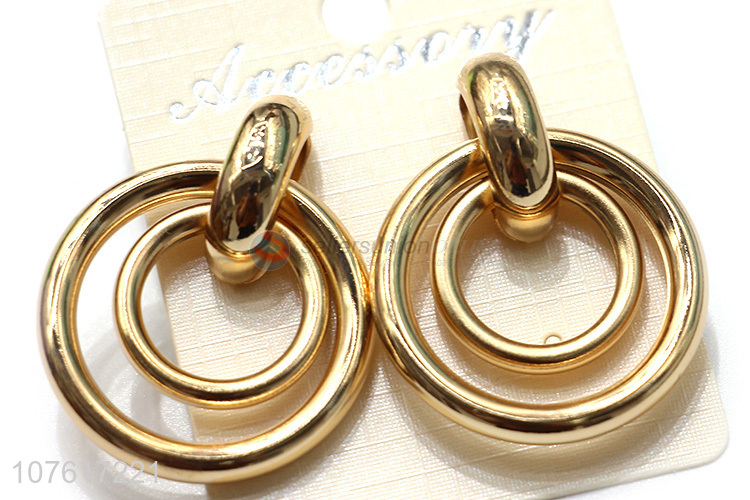 Classic Design Circular Ring Earring Fashion Jewelry