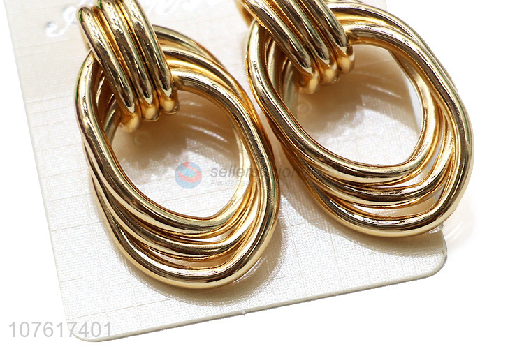 New Arrival Exaggerated Earring Ladies Ear Stud Wholesale