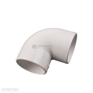 White wholesale factory price durable pipe fitting equal 90 degree elbow