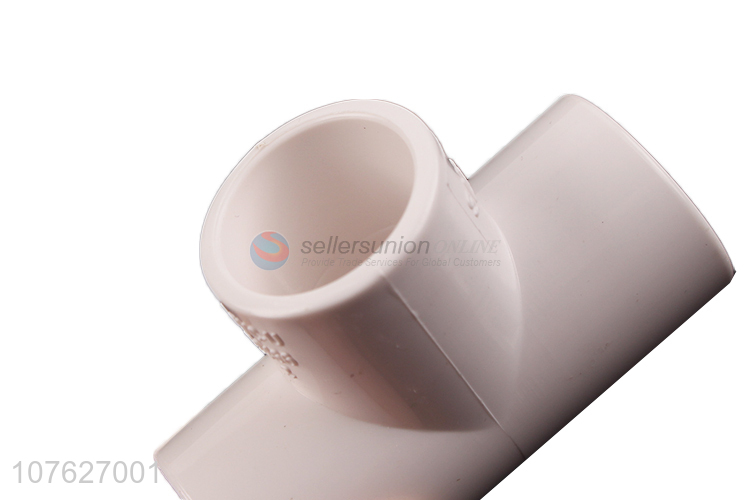 White durable top quality new arrival PVCpipe fitting tee