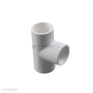 Hot sale white factory price PVCtee pipe fitting with good quality