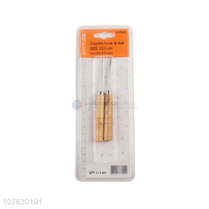Good quality crochet hook and awl set leather repairing tool