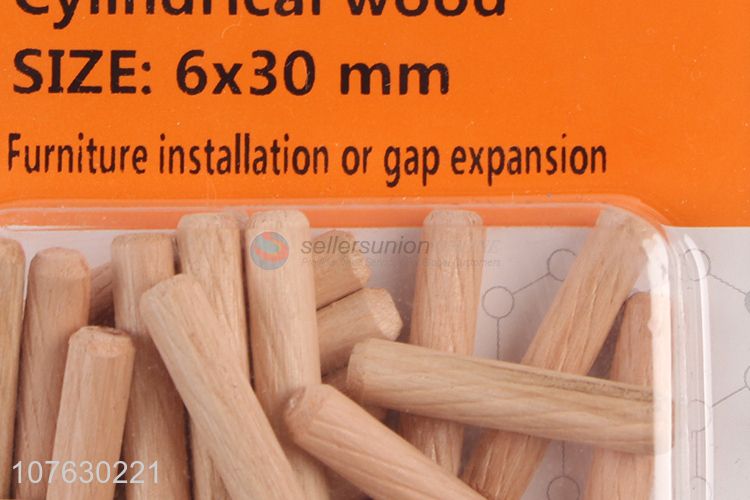 Wholesale wooden plugs hardwood wooden dowel pins rod dticks