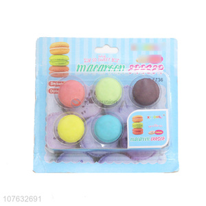 Factory Wholesale Macaron Shape Eraser Fashion Stationery