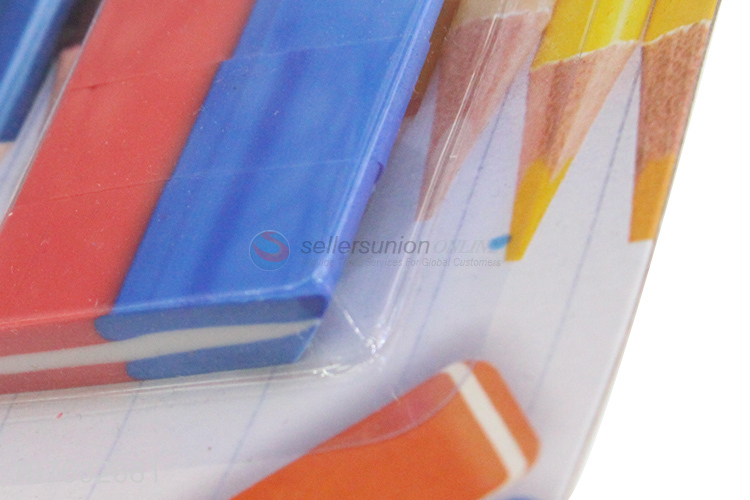 Best Quality Colorful Eraser Set Popular Students Stationery