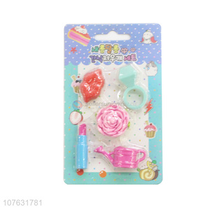 High Quality Cute Design TPR Erasers Gift Set For Sale