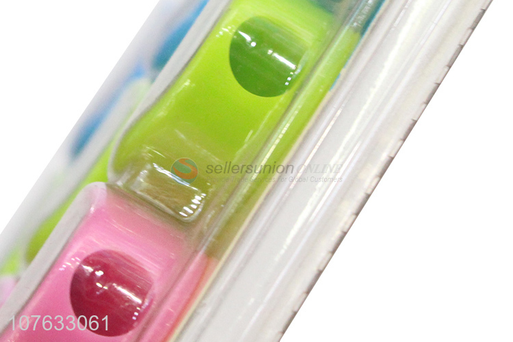 Custom Oval Plastic Apontador Colorful Pencil Sharpener