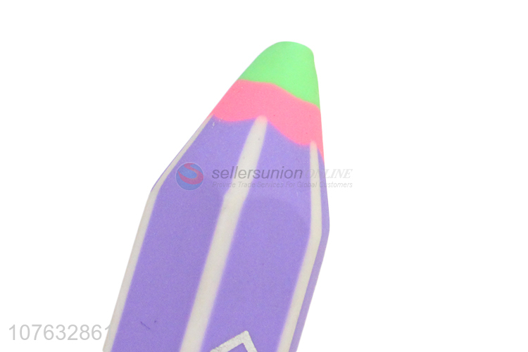 Fashion Design Coloured Pencil Shape Eraser Set