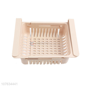 New arrival retractable plastic storage basket vegetable fruit washing drain basket