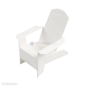 Wholesale creative chair shaped plastic cup holder plastic crafts