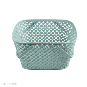 Hot selling hollow dirty clothes storage basket laundry basket with handle