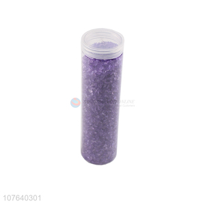 Hot sale decorative purple tube glass sand
