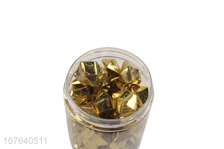 Low price gold and silver two-color plastic ornaments acrylic diamond