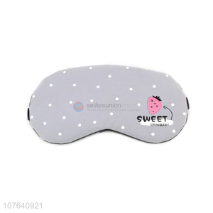 New products strawberry printed travel airline cooling eye mask eye patch