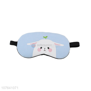 Factory price cartoon sheep blindfold adjustable band sleep eye mask
