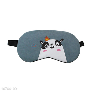 Low price cartoon dog ice-compress sleeping eye mask for home travel