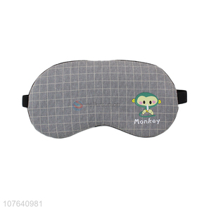 Hot products monkey printedoffice nap eye mask travel eye patch