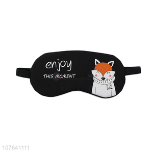 Good sale cartoon fox ice pack polyester cotton sleep eye mask