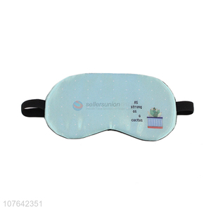 Low price cartoon plant gel sleep eye mask office eye mask