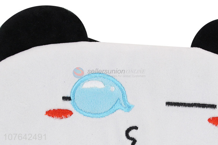 Hot products cartoon ice pack short plush sleep eye mask for travel