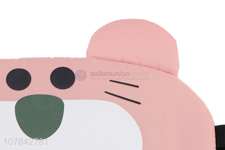 Competitive price cartoon tiger shape blindfold eye mask blindfold for sleeping