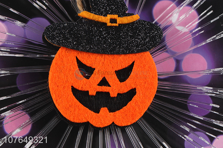 New products led light pumpkin cloth paste for Halloween hanging decoration