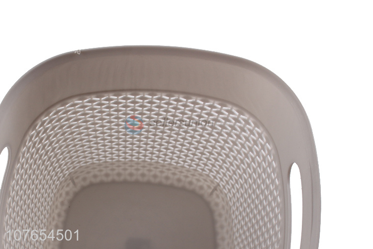 Factory price plastic storage basket wicker basket for kitchen