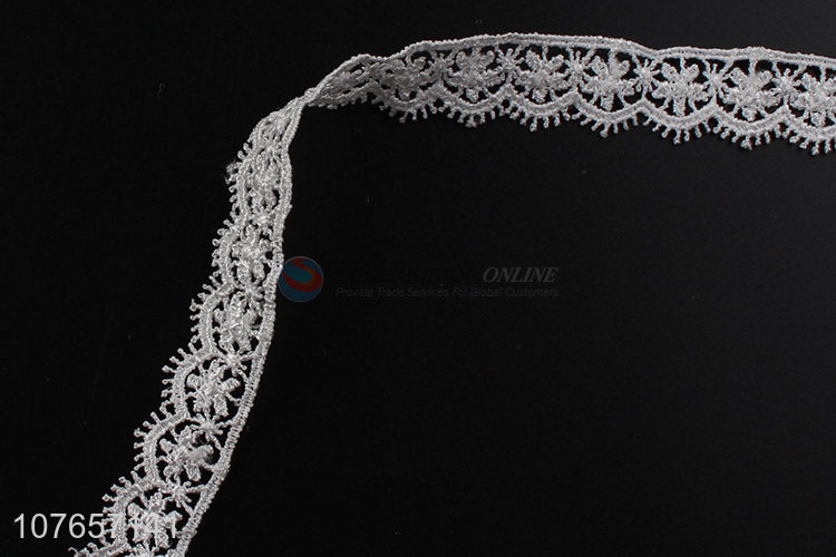 Factory supply best price embroidery lace trim for garment decoration