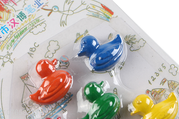 Creative design duck shape crayon with top quality