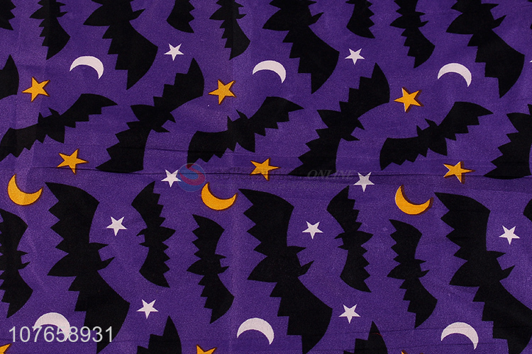 Hot selling Halloween night bat pattern decoration square scarf