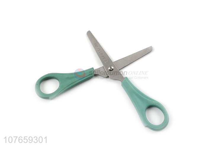 Hot sale blunt end stainless steel scissors children safety scissors