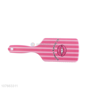 Good Sale Colorful Plastic Hair Brush Scalp Massage Paddle Brush