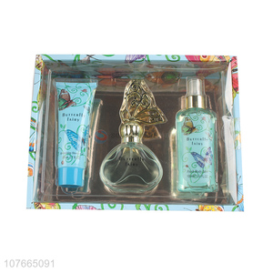 Most popular butterfly fairy perfume set gift perfume shower gel body mist