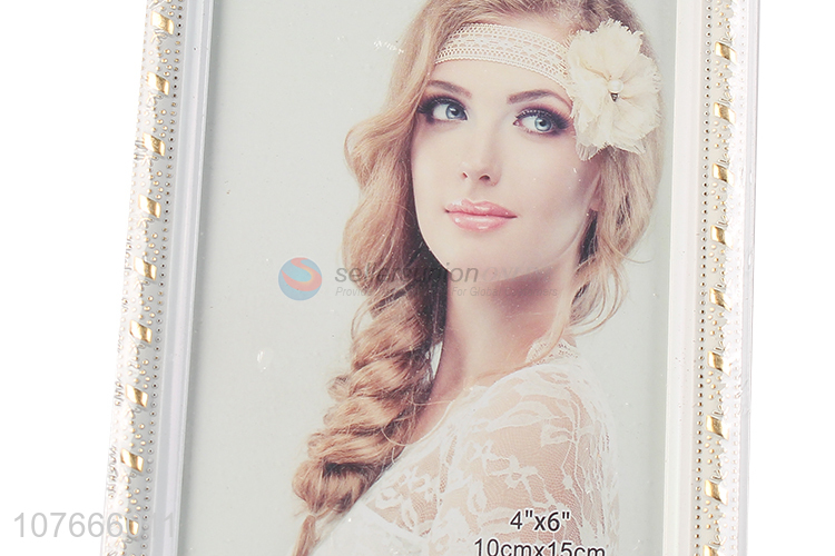 White wedding photo decoration frame decoration hanging on the wall