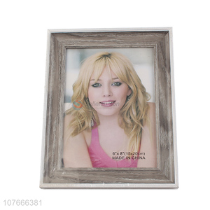 Wholesale simple photo frame resin plastic decoration table frame