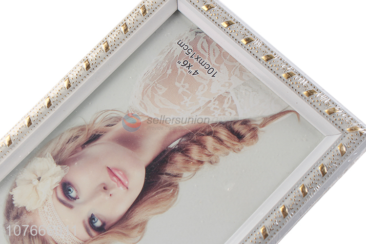 White wedding photo decoration frame decoration hanging on the wall