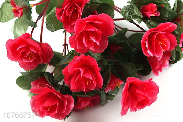 Realistic red azalea simulation floral flower arrangement decoration azalea