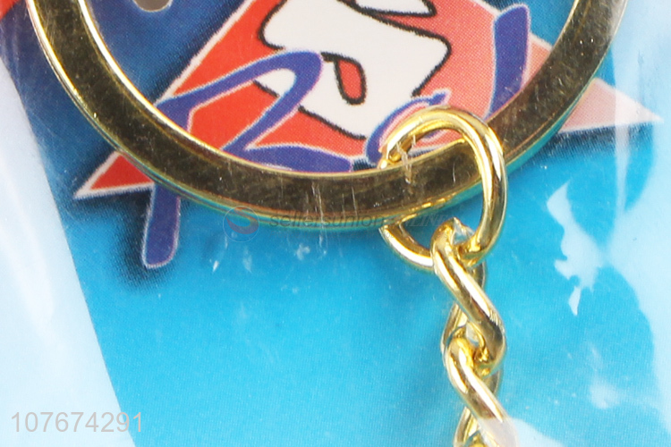 Most popular metal zinc alloy key chain with top quality