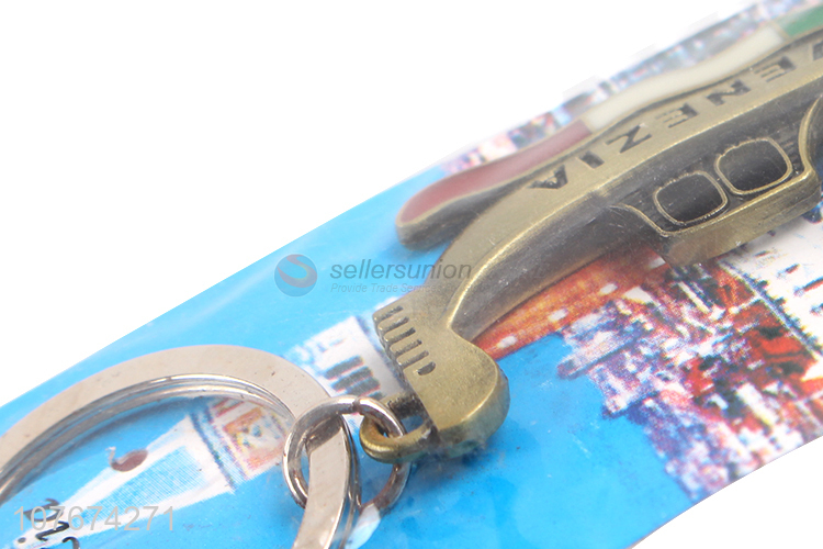 Eco-friendly top quality tourist souvenir key chain