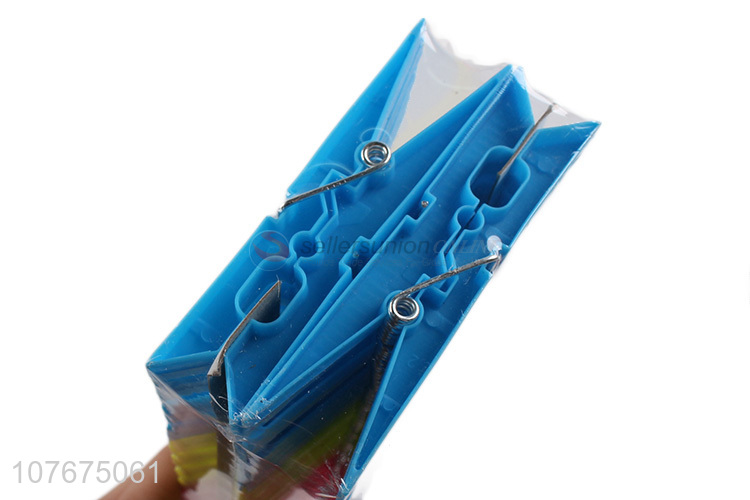 Whoelsale rectangle flat head multipurpose plastic bag clip clothes clip