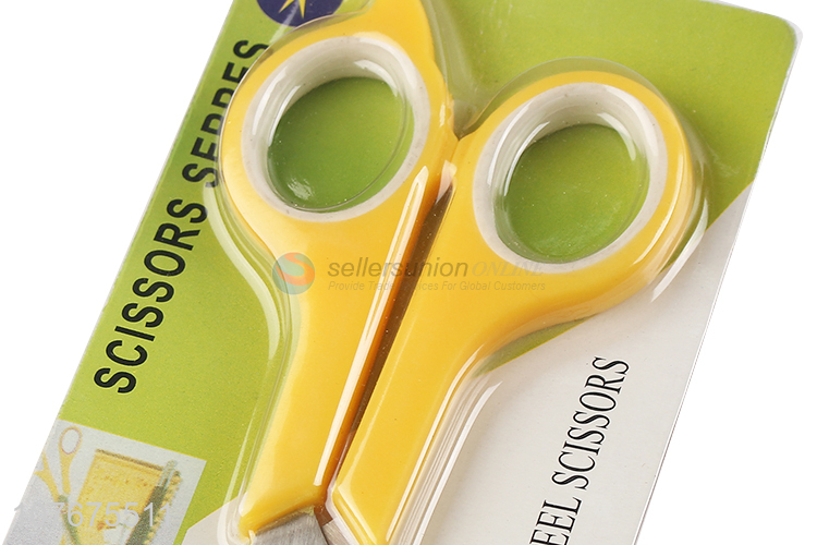 Promotional durable stainless steel blade office scissors school scissors