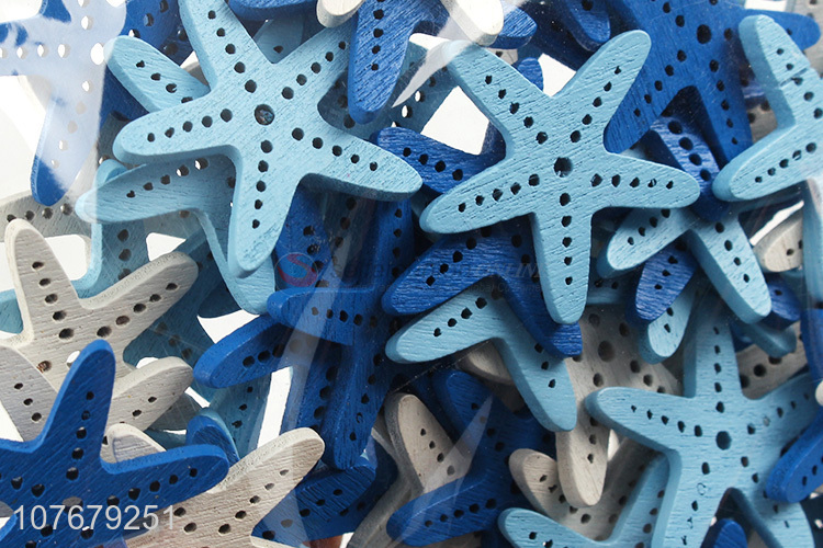 Popular colorful handmade accessories wooden starfish accessories